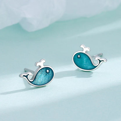 shark stud earrings