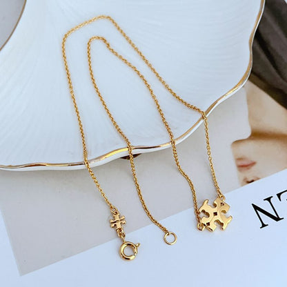 Trio of Tory Burch Logo Necklaces

