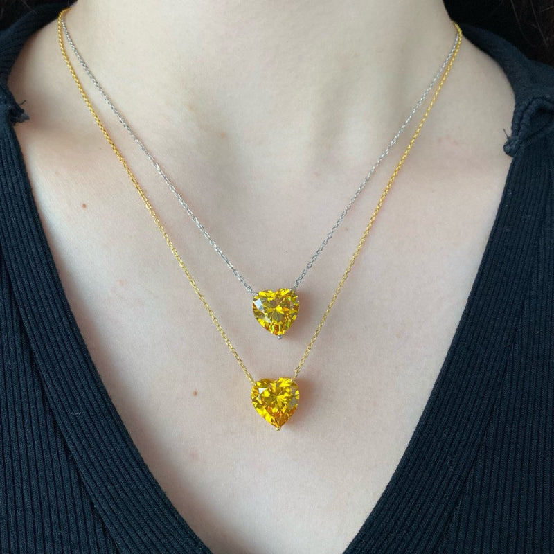 Elegant Heart Engagement Look