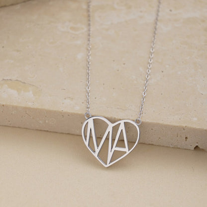 Cherished Mom Heart Necklaces