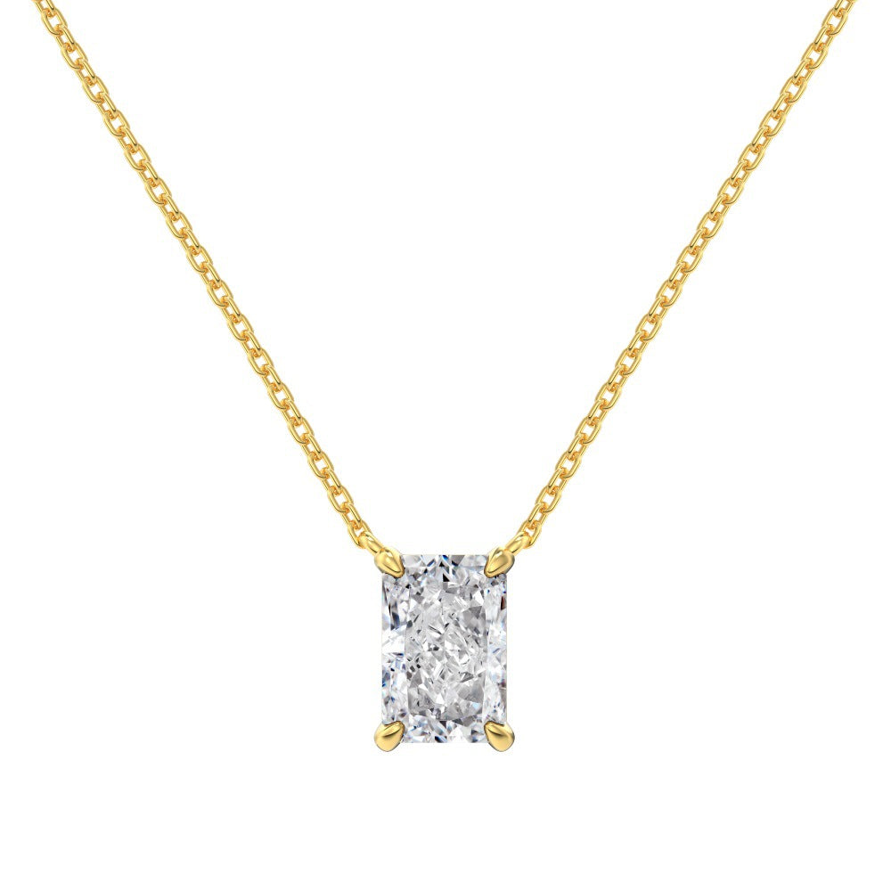 Dazzling 8A Crushed Iced Cut Zirconia Necklace