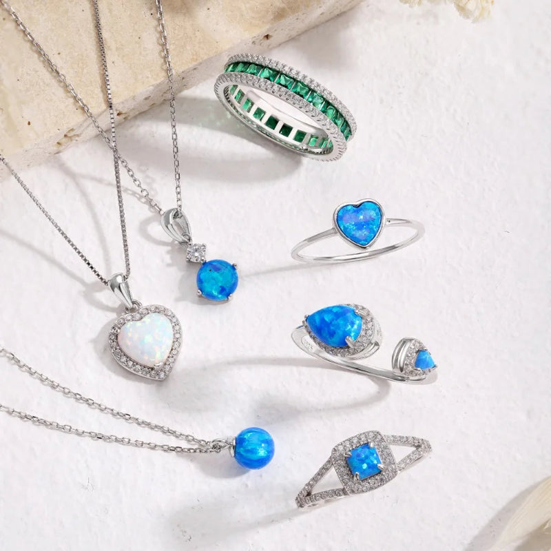 Enchanting Engrossing Opal Chain Necklace