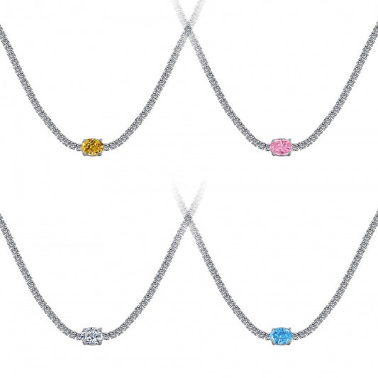 Dazzling Cubic Zirconia Choker Necklace