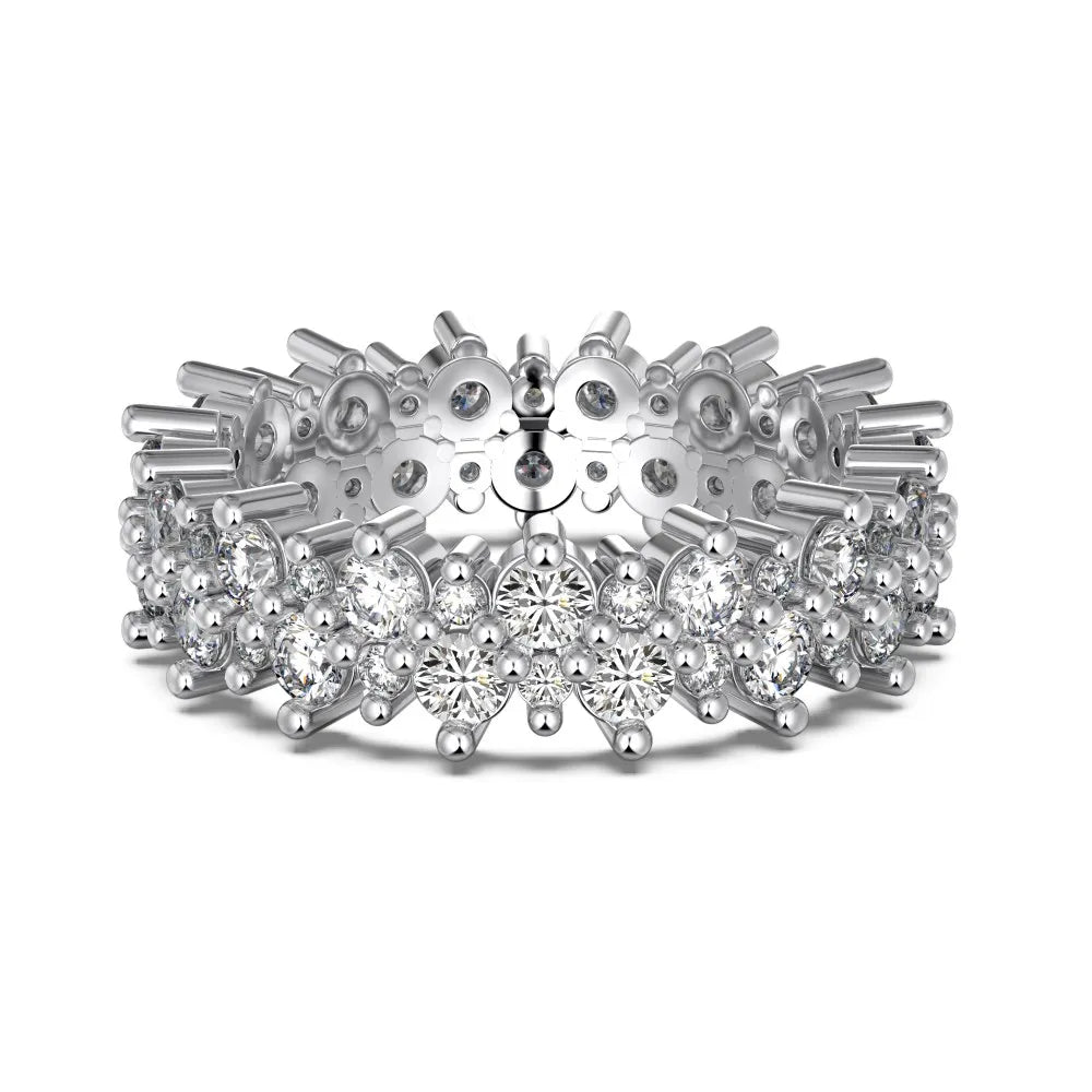 Dazzling Diamond-Like Eternity Band