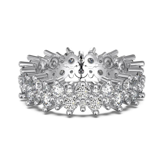 Dazzling Diamond-Like Eternity Band