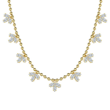 Leaf Bead Chain Necklace