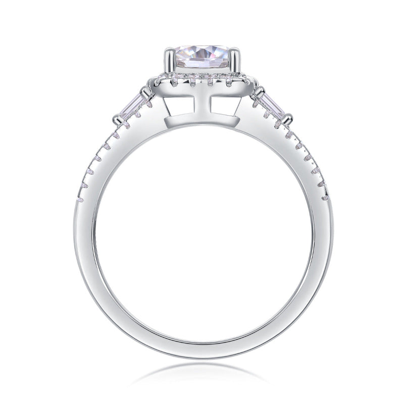 Glamorous Moissanite Cocktail Ring

