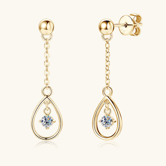 Elegant Round Drop Earrings
