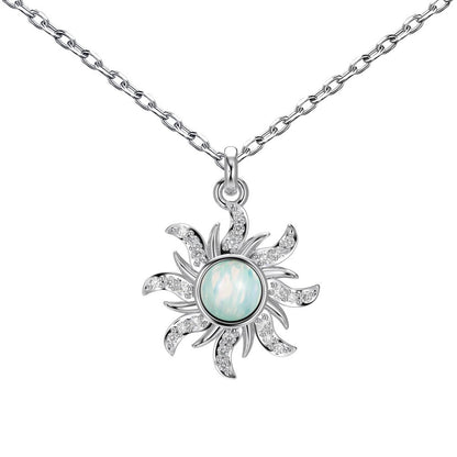 Dazzling Sunflower Pendant