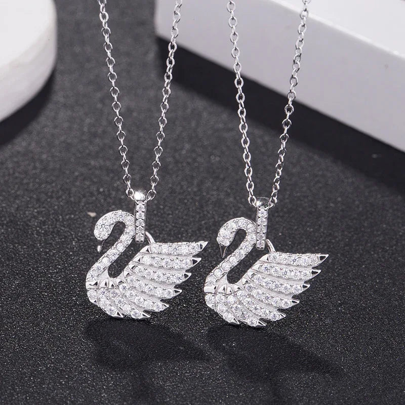 Swarovski Dancing Swan Necklace Elegant Jewelry for Every