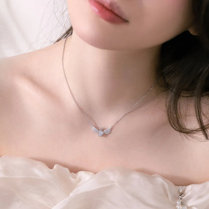 Delicate Angel Wing Pendant