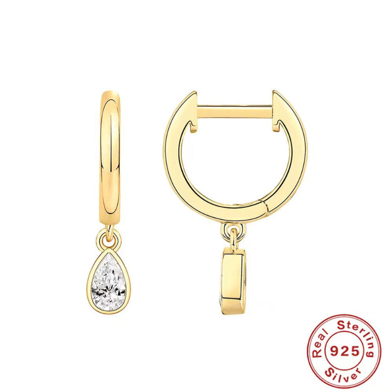925 sterling silver drop earrings