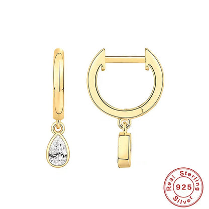 925 sterling silver drop earrings
