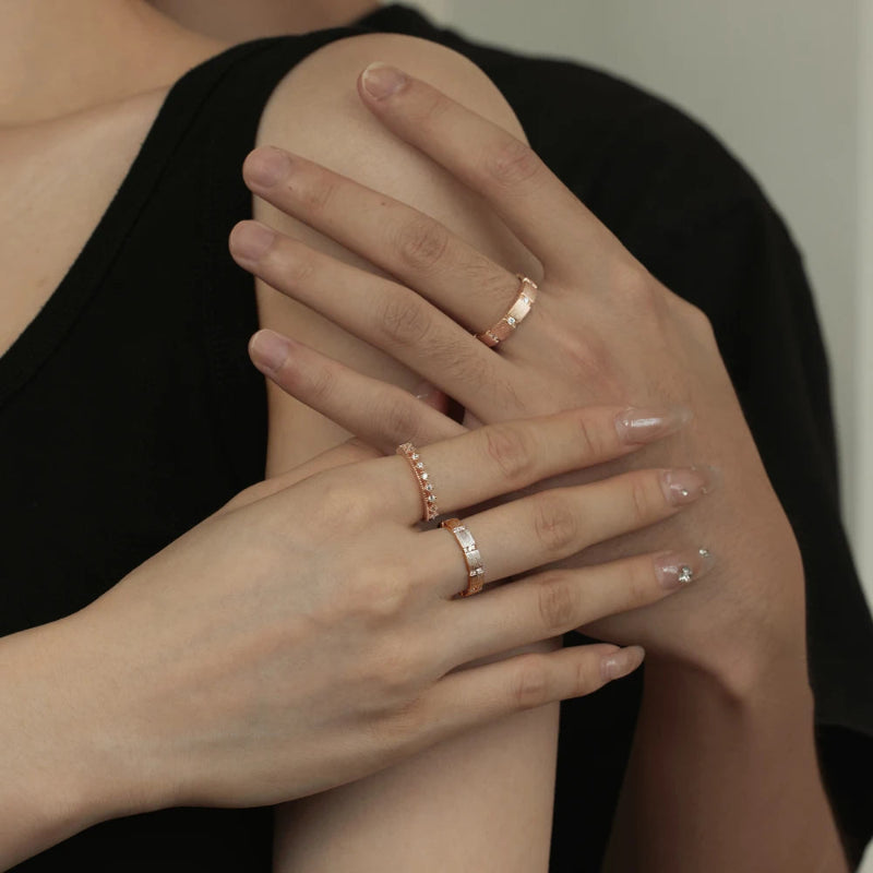 Modern Minimalist Zirconia Ring