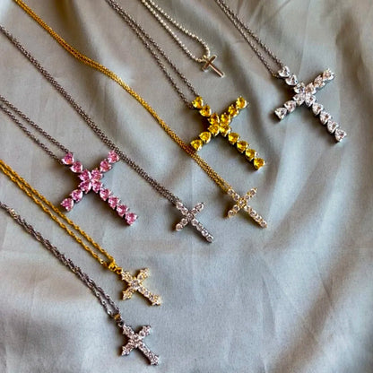 Statement Cross with Micro-Pave Stones


