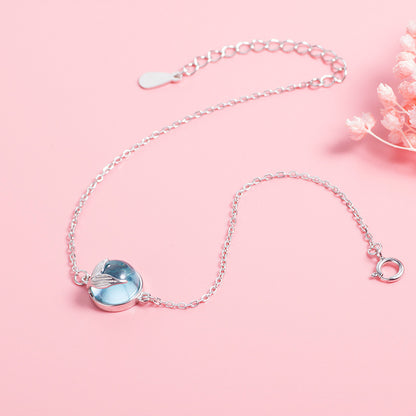 Sparkling Ocean Orb Pendant