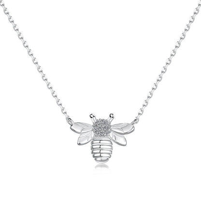 Chic Bee Silhouette Necklace

