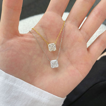 Glamorous Square Zirconia Pendant