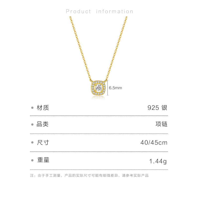 Chic Cubic Zirconia Necklace

