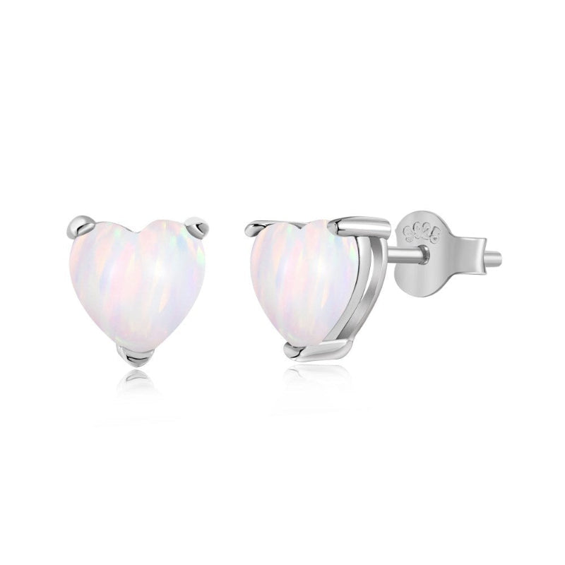 Play-of-Color Opal Studs