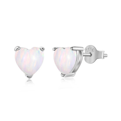 Play-of-Color Opal Studs
