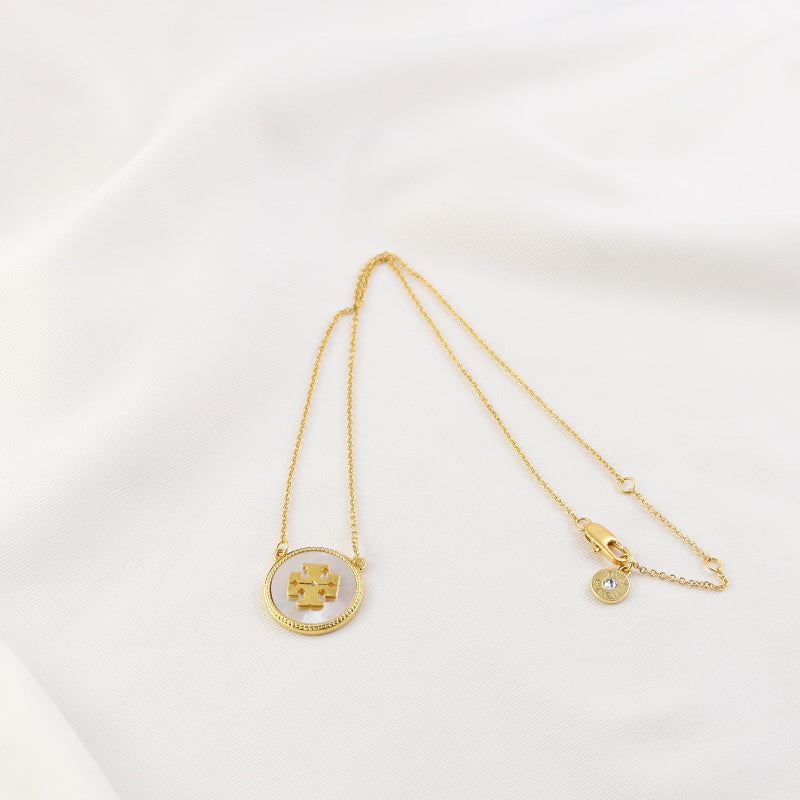 Tory Burch Stone and Gold Necklace


