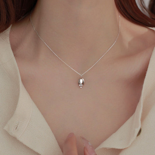 Petal Drop Crystal Necklace

