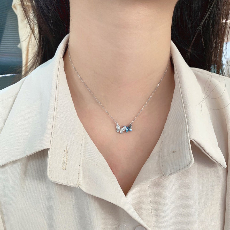 Modern Metamorphosis Butterfly Necklace

