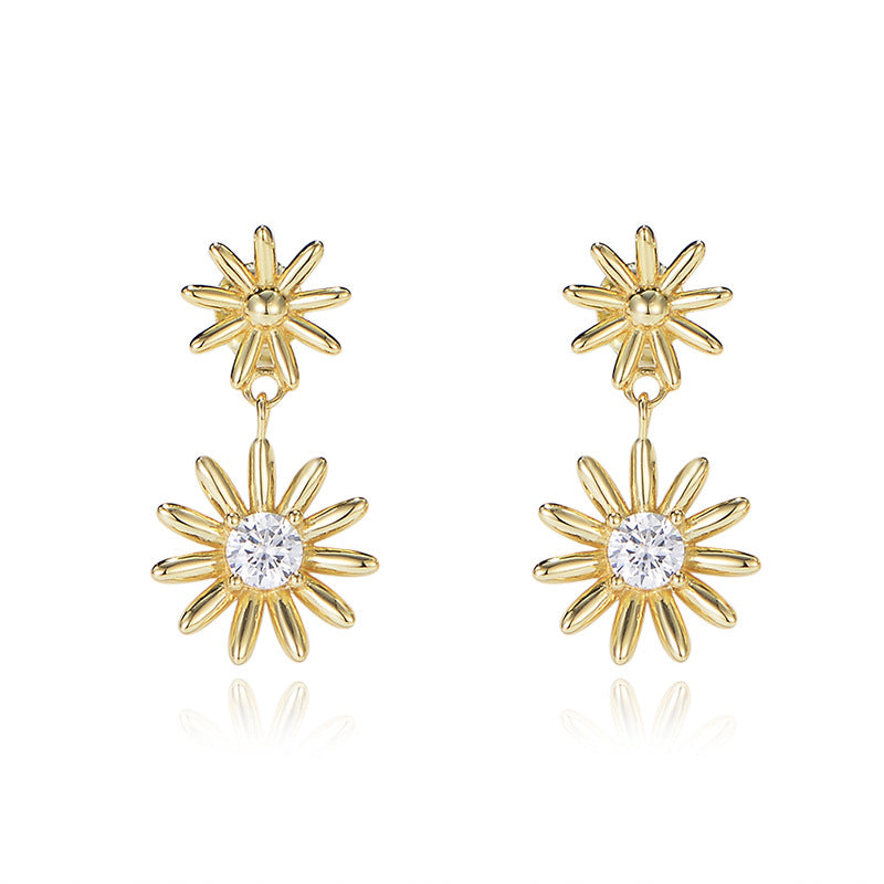 Sparkling Sunburst Earrings

