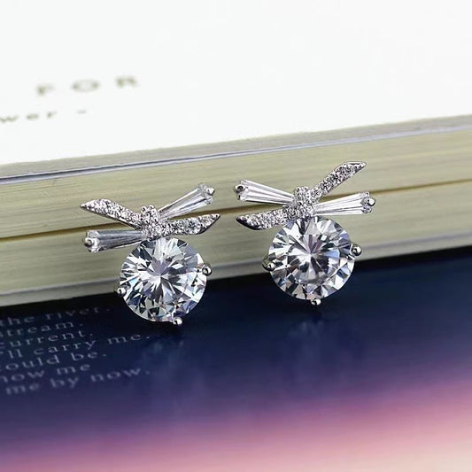 diamond stud earrings
