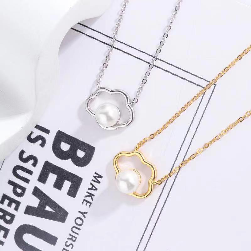cloud pearl necklace for girls