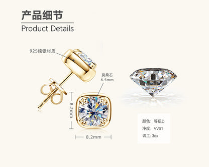 Glamorous Moissanite Everyday Studs

