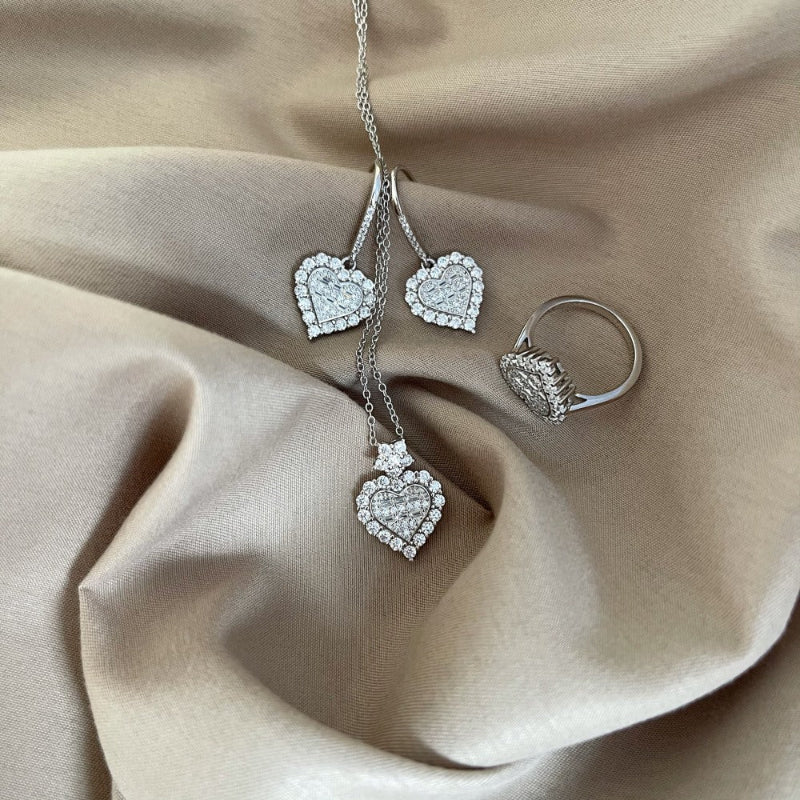 Shimmering Golden Heart Charm

