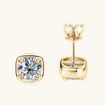 Timeless 925 Silver Moissanite Earrings

