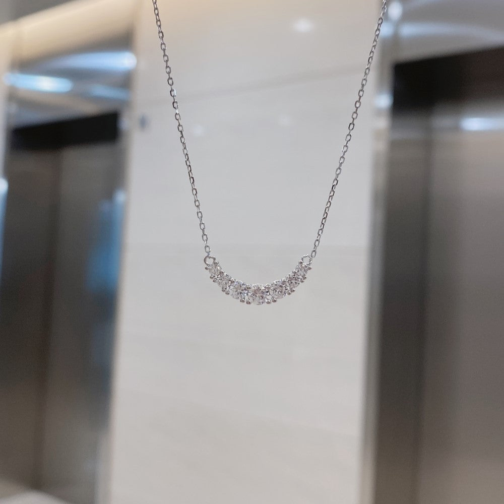 Luxe Zirconia Link Necklace