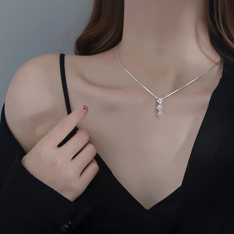 Silver Flower Necklace