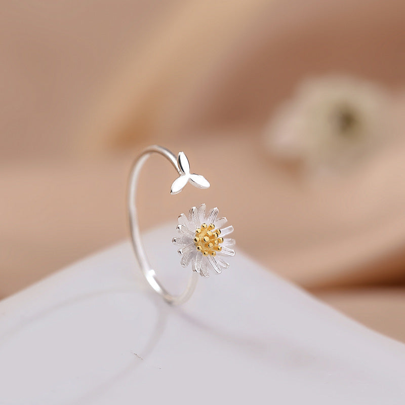 Adjustable Daisy Ring