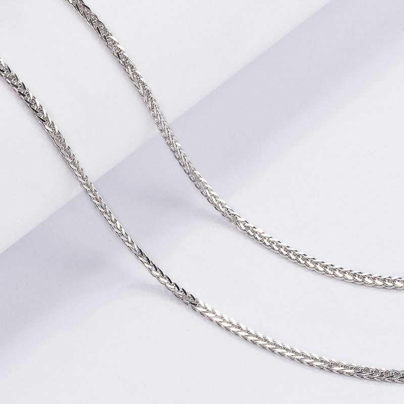 Dainty Wheat Chain Pendant