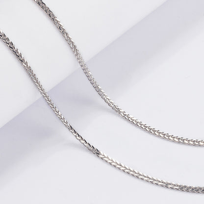 Dainty Wheat Chain Pendant