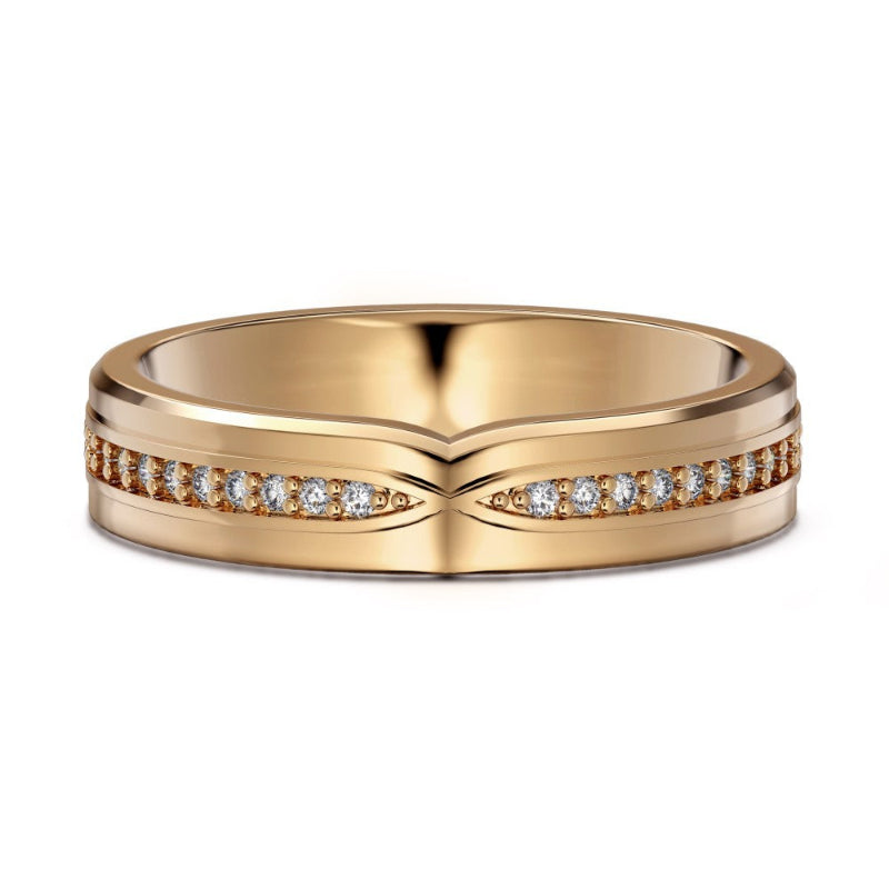 Scintillating Sterling Silver Eternity Band
