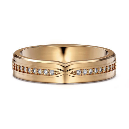 Scintillating Sterling Silver Eternity Band