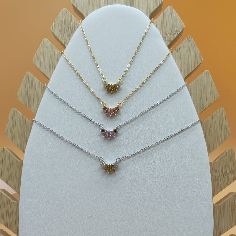 Small Teardrop Gemstone Cluster

