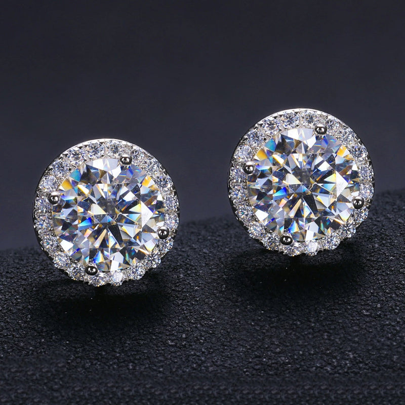 Classic Halo Stud Earrings

