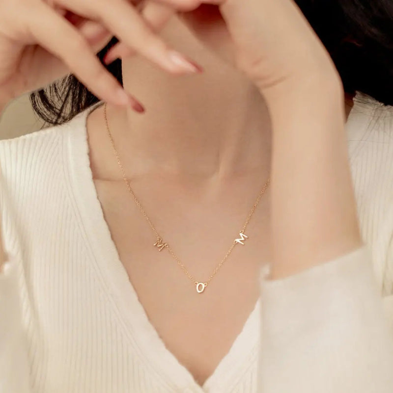 Elegant Everyday Mom Pendant Necklace