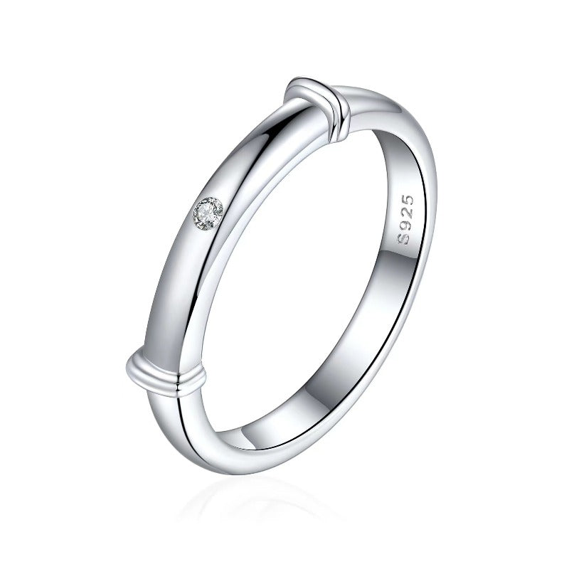 silver couple rings