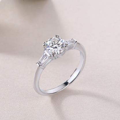S925 Silver Moissanite Wedding Ring