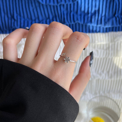 best friend butterfly rings