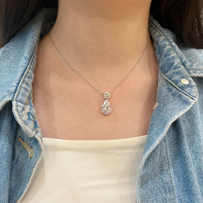 Shining Graduated Crystal Necklace

