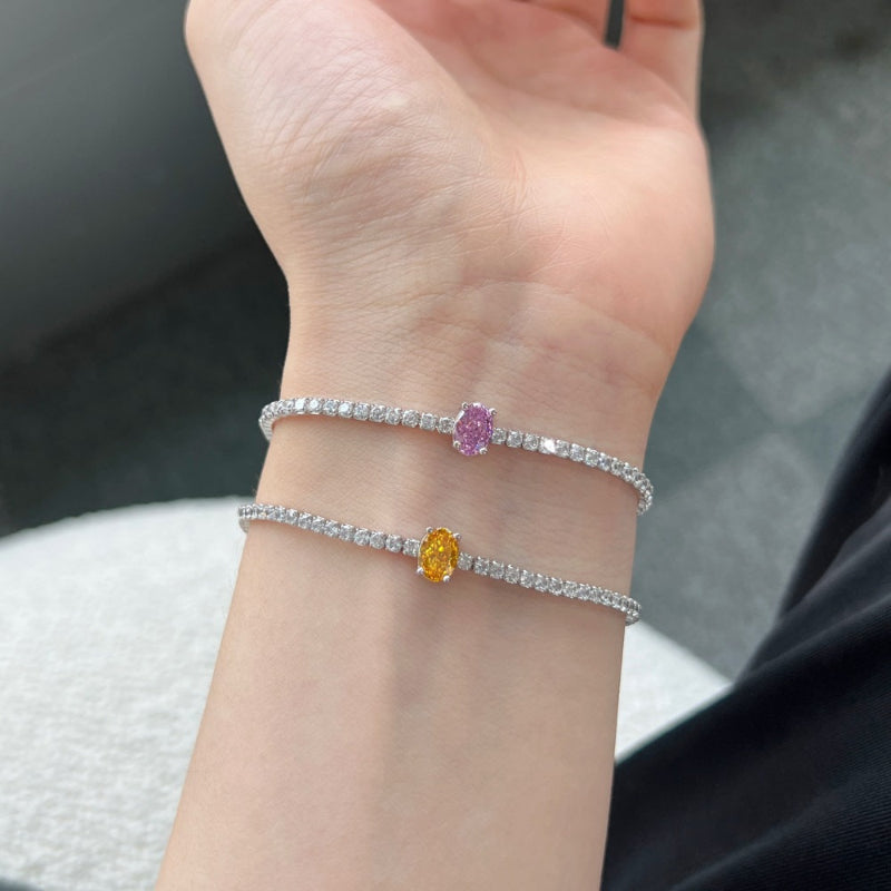 birthstone tennis bracelet