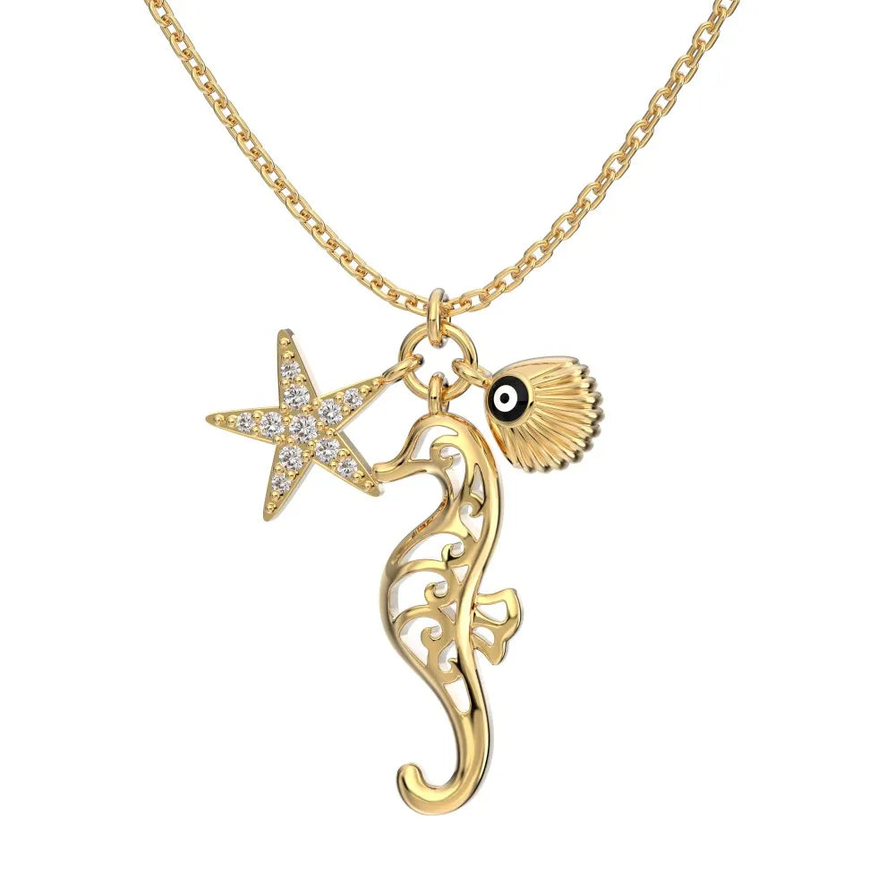 Elegant Seahorse Pendant